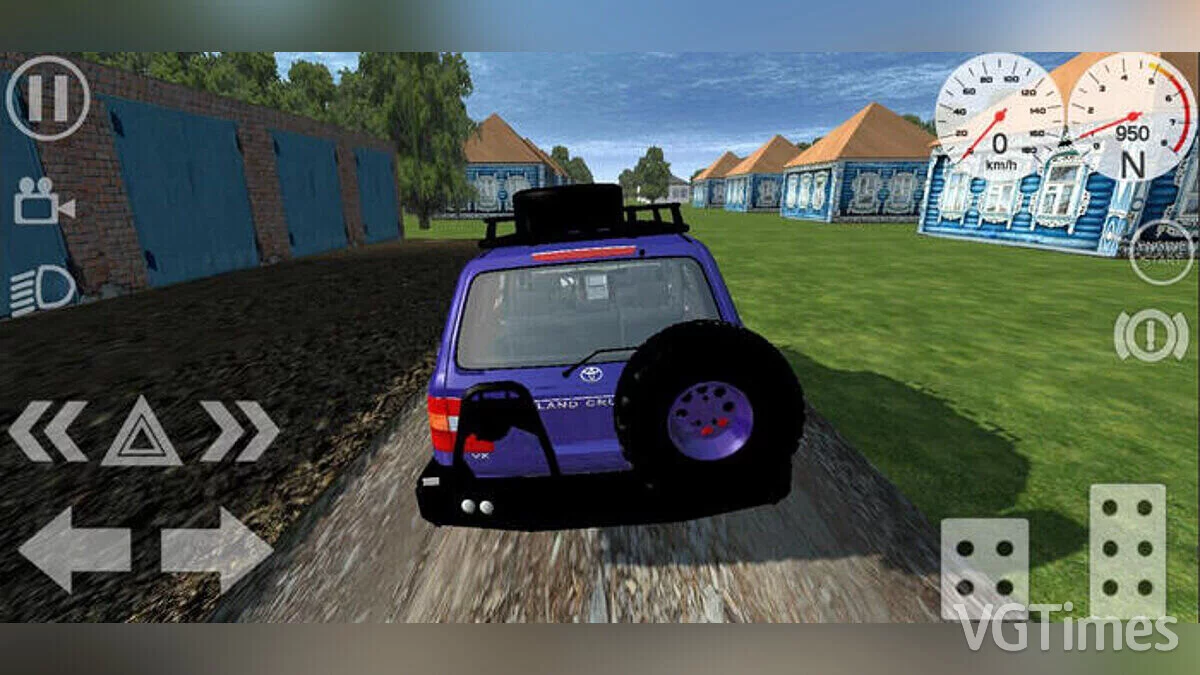 Simple Car Crash Physics Sim — Toyota Land Cruiser 100