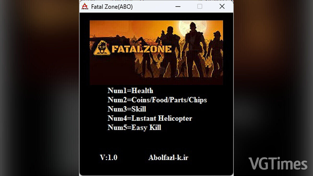 FatalZone — Трейнер (+5) [1.0]