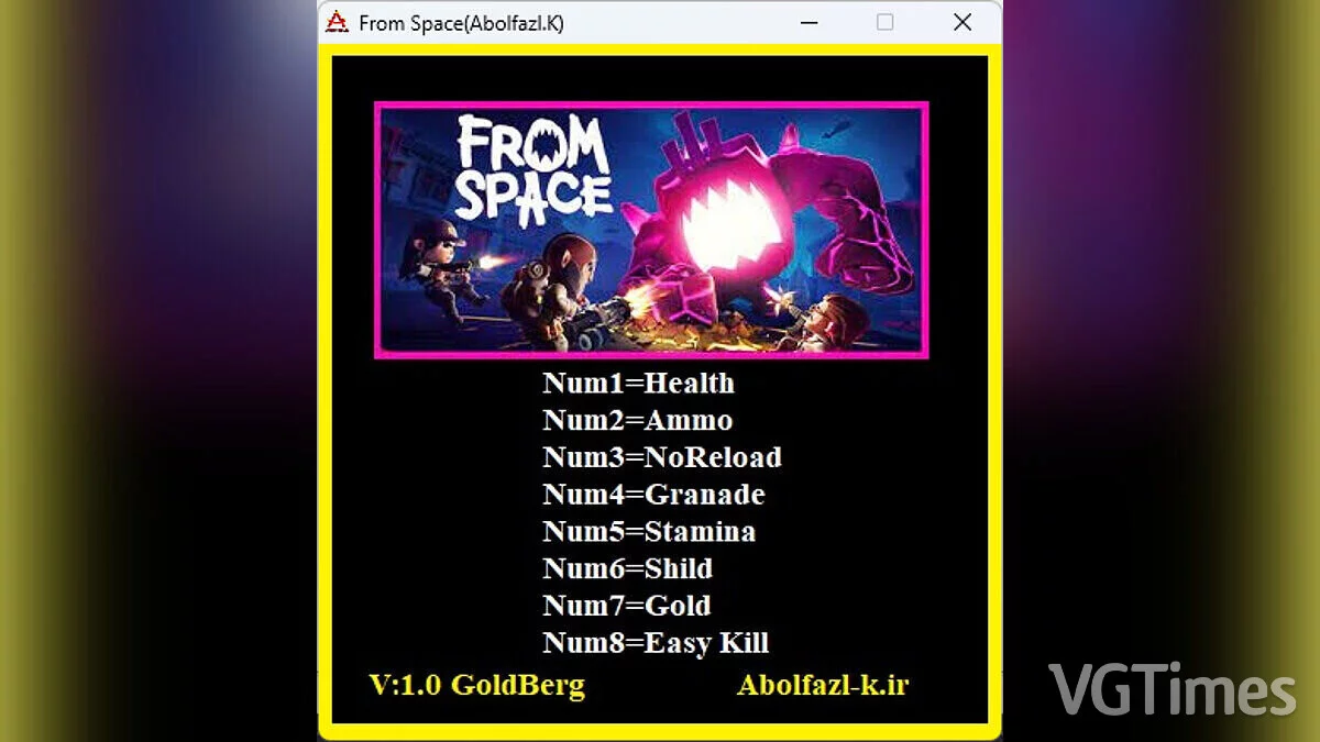 From Space — Трейнер (+7/8) [1.0]