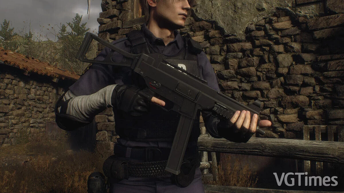 Resident Evil 4 Remake (2023) — UMP-45 из игры Counter Strike 2