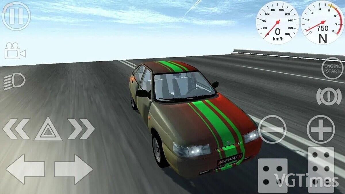 Simple Car Crash Physics Sim — BA3 2112 из игры Asphalt 8