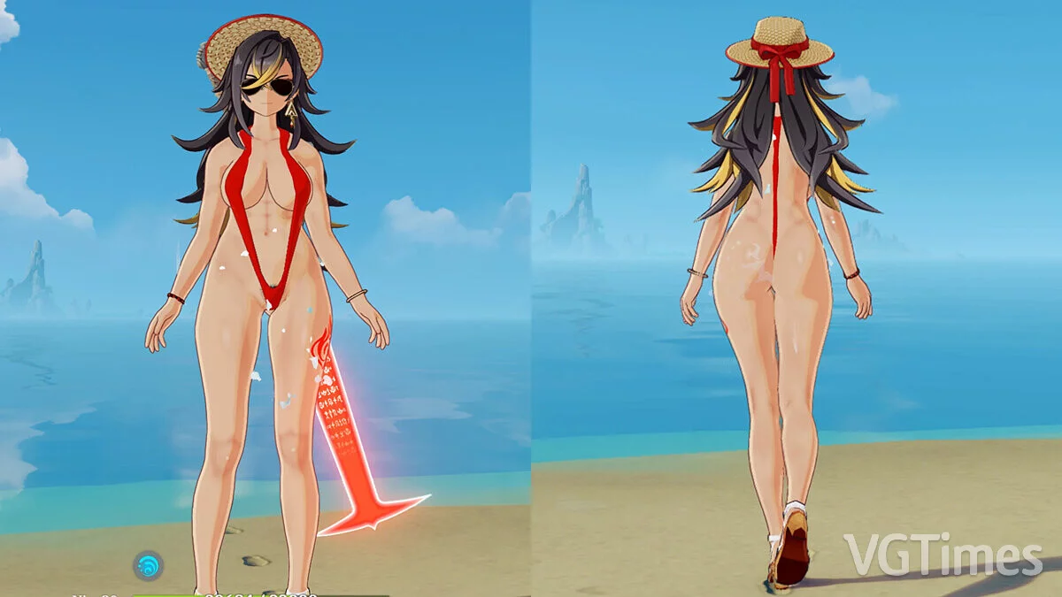 Genshin Impact — Дэхья в слингкини