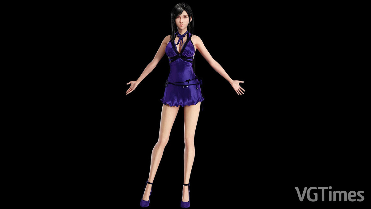 Final Fantasy VII Remake — Фиолетовое платье Тифы