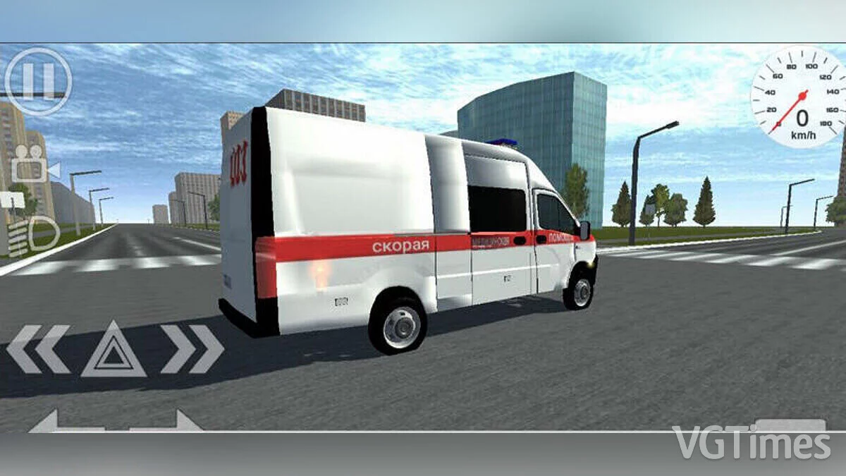 Simple Car Crash Physics Sim — Газель Некст (скорая)