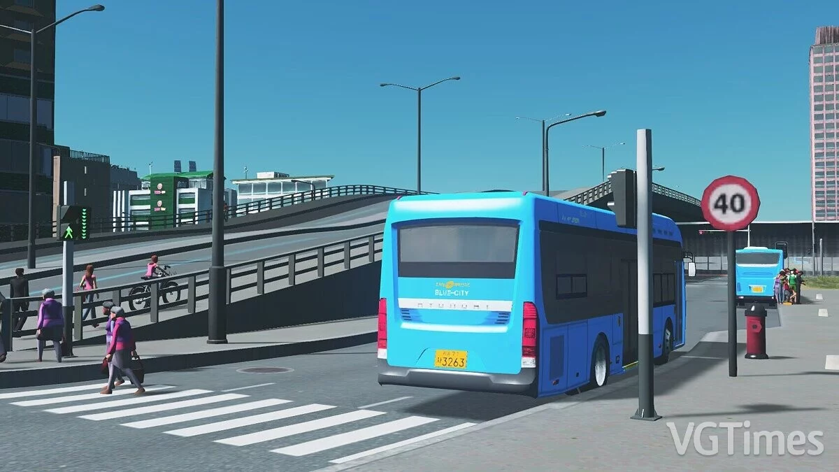 Cities: Skylines — Гибридный автобус HYUNDAI