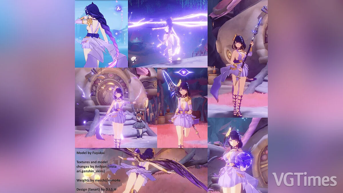 Genshin Impact — Эи в греческом платье