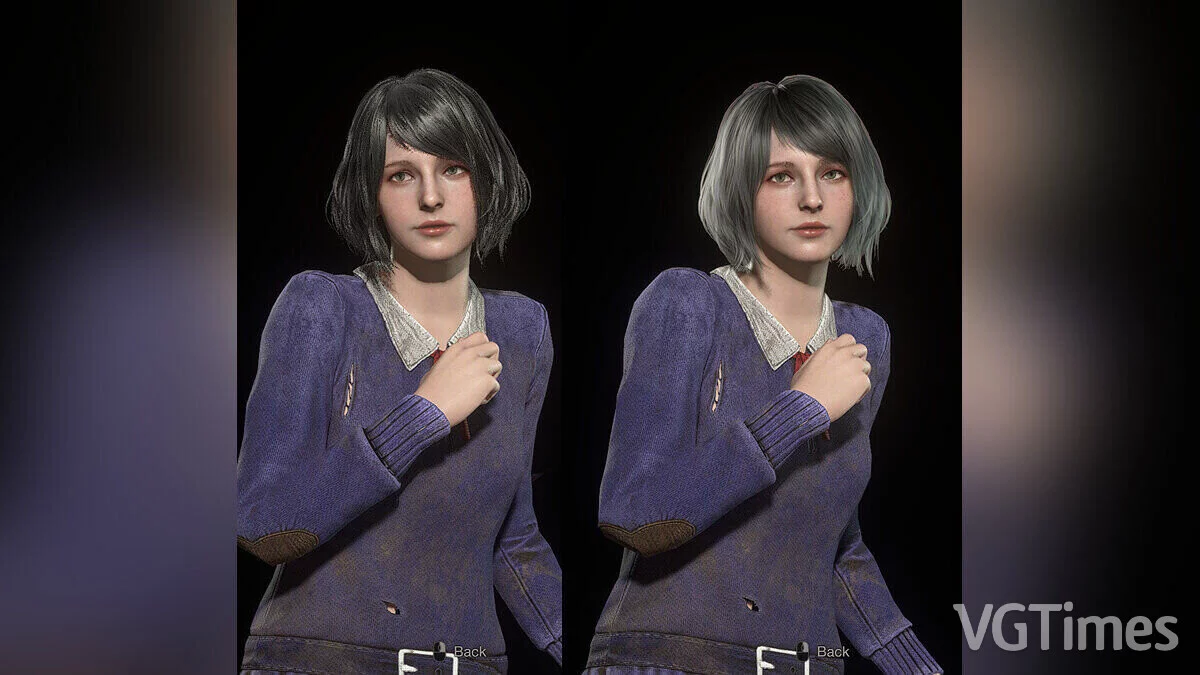 Resident Evil 4 Remake (2023) — Эшли в одежде из игры Silent Hill 1