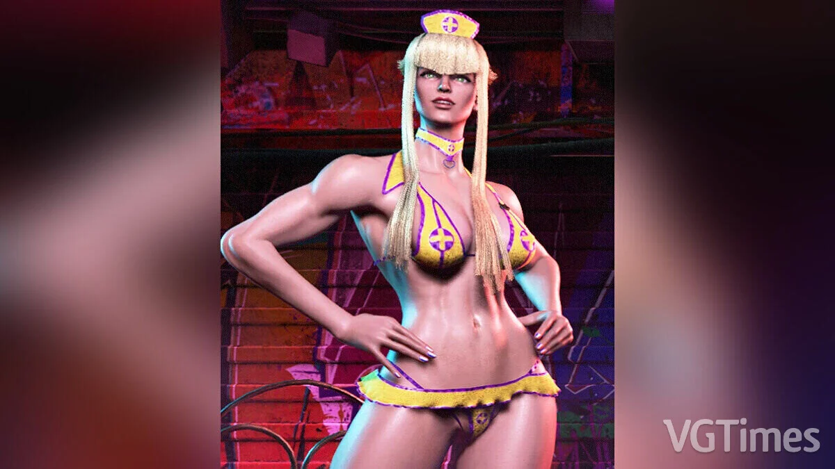 Street Fighter 6 — Манон в бикини медсестры