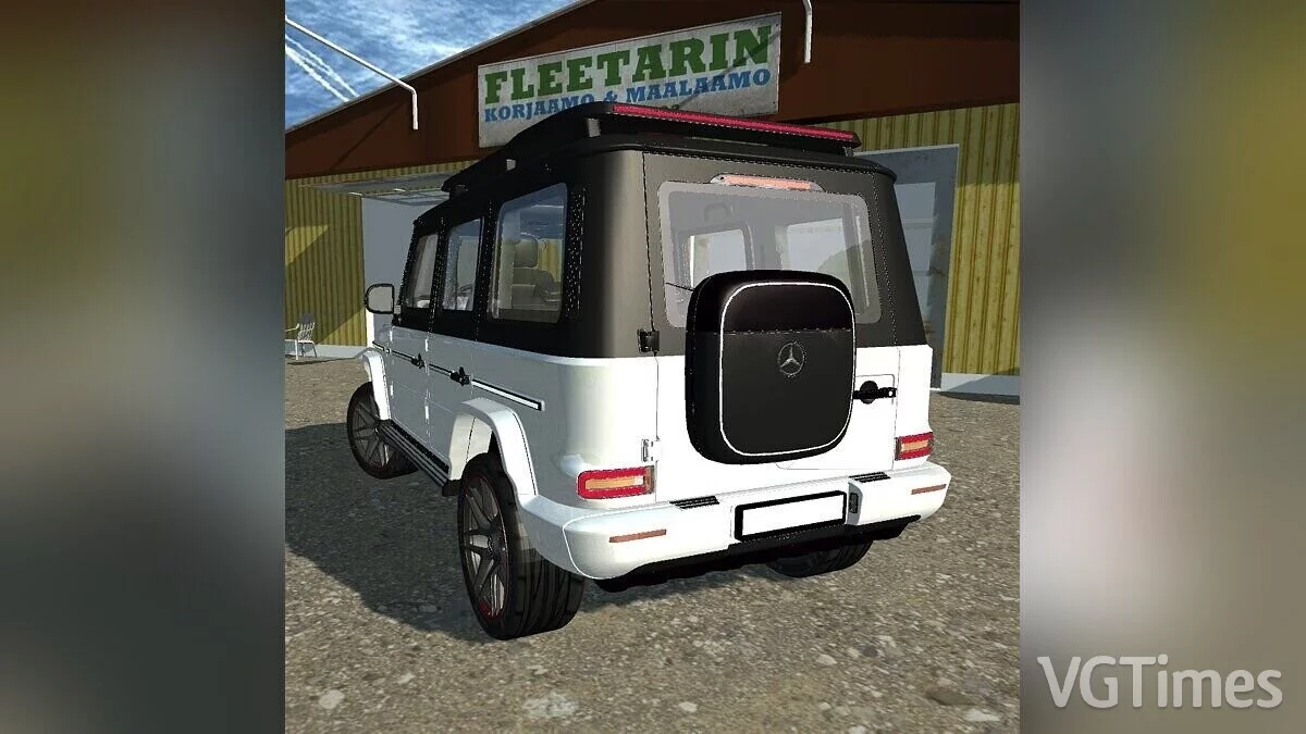 Simple Car Crash Physics Sim — Mercedes-Benz G-Class Electronic