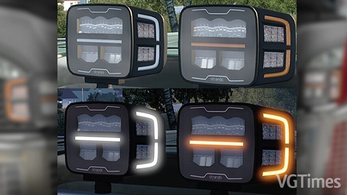 Euro Truck Simulator 2 — Набор светодиодных фонарей