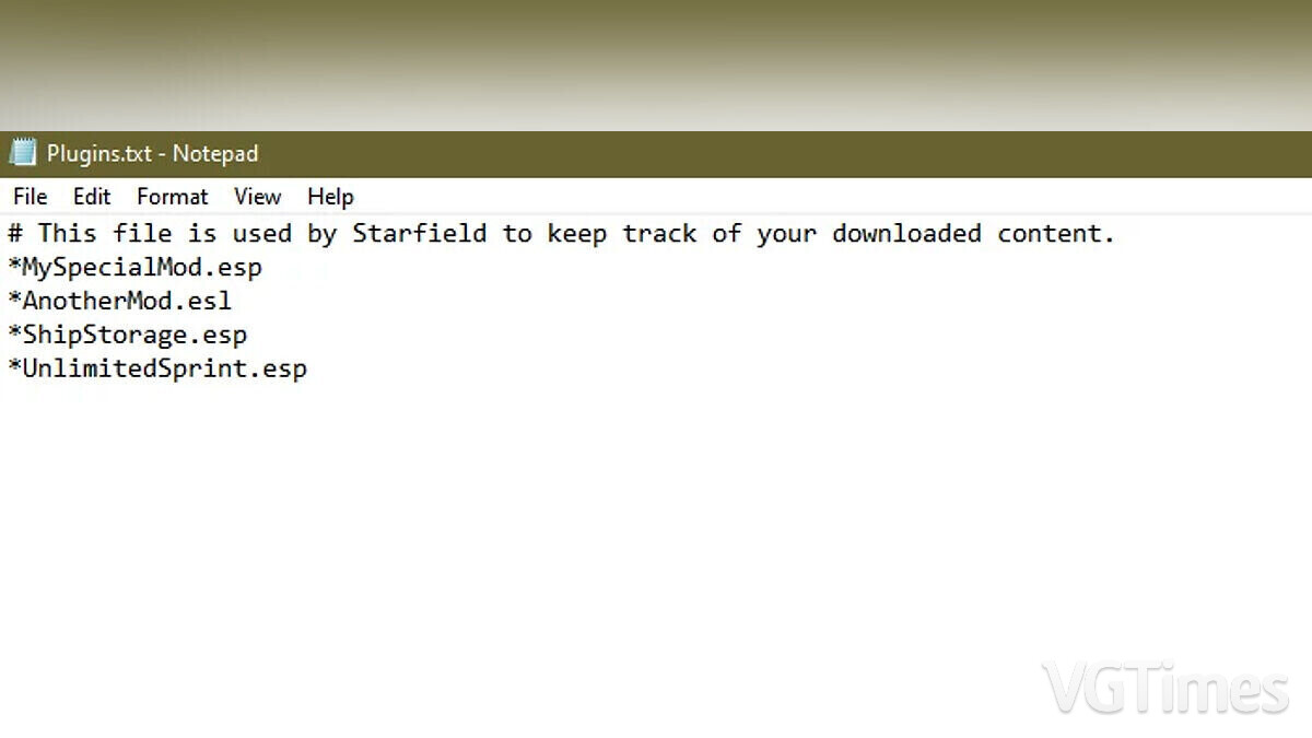 Starfield — Plugins.txt Enabler