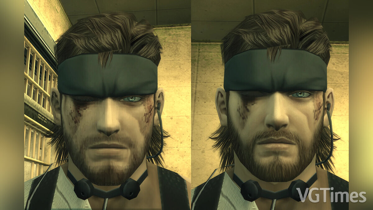 Metal Gear Solid: Master Collection Vol. 1 — Раны на лице в HD