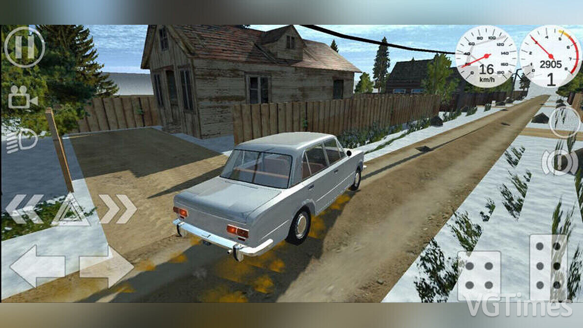 Simple Car Crash Physics Sim — Русская деревня со снегом / Карты и локации  / Моды и скины