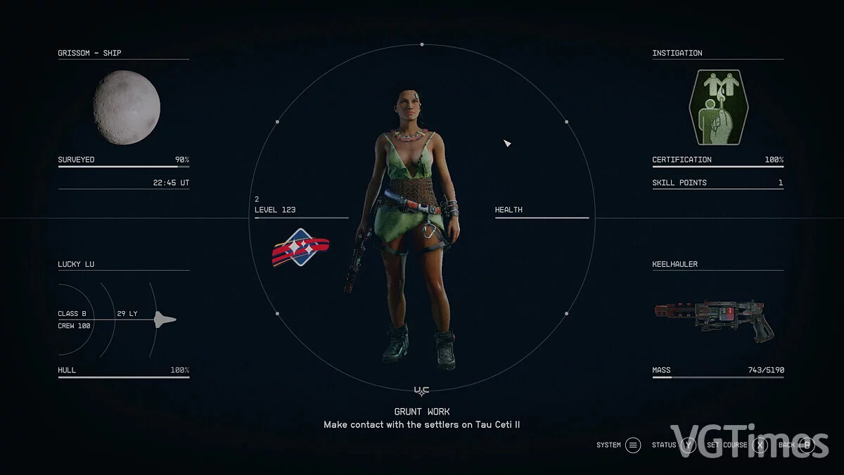 Starfield — Топ с ожерельем