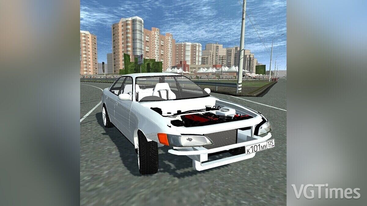 Simple Car Crash Physics Sim — Toyota Mark 2 корч