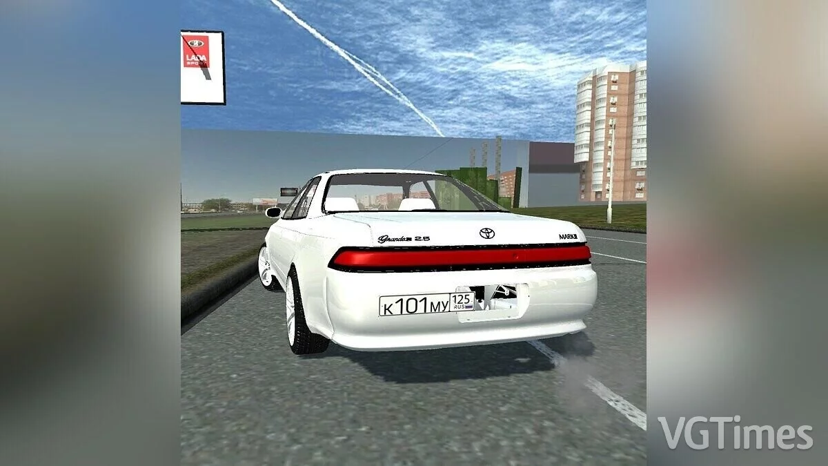 Simple Car Crash Physics Sim — Toyota Mark 2 корч