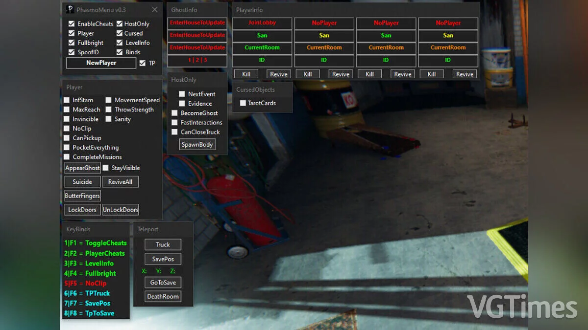 Phasmophobia — Трейнер для Cheat Engine [UPD: 27.10.2023]