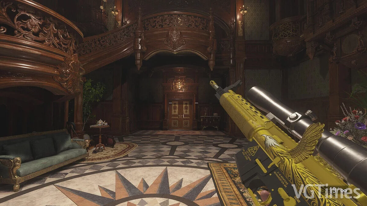 Resident Evil Village — Золотой LR33 из игры Counter-Strike Online 2