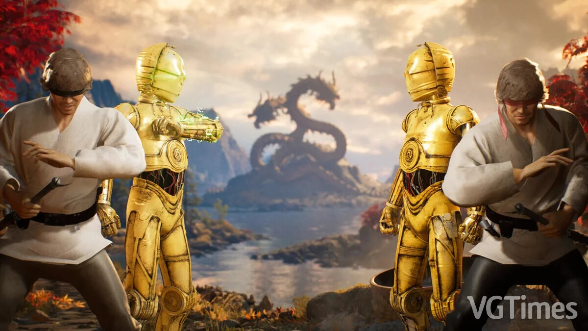 Mortal Kombat 1 — C-3PO, Оби-Ван и Люк Скайуокер из «Звездных войн»