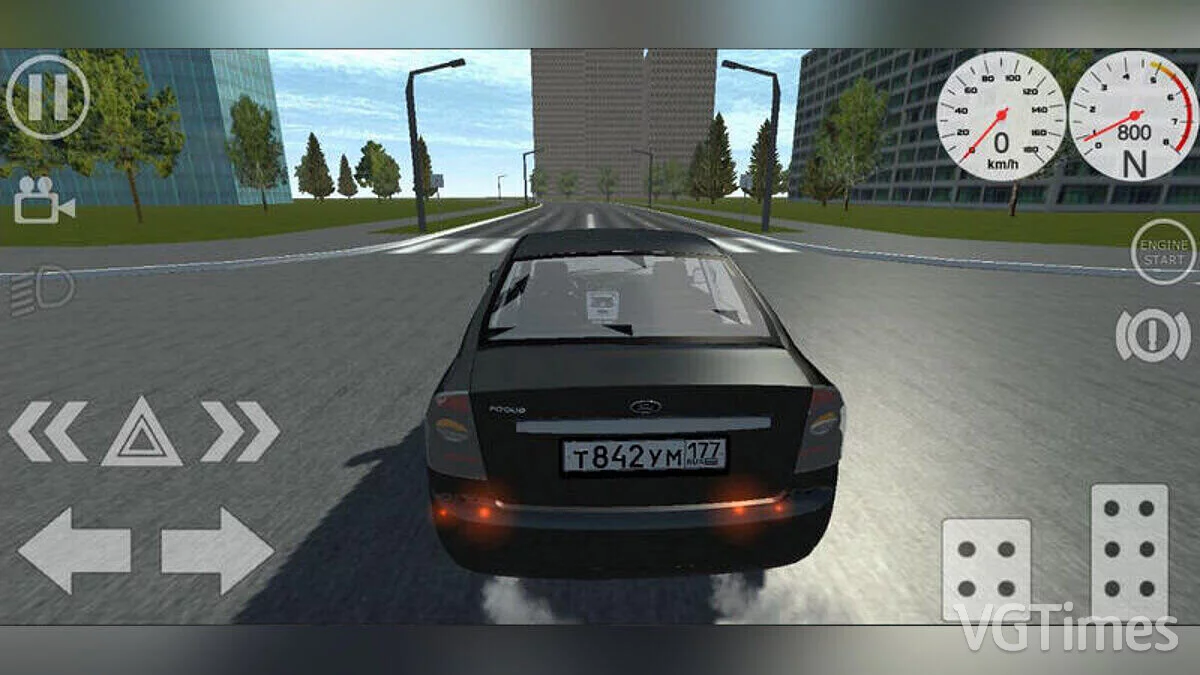 Simple Car Crash Physics Sim — Ford Focus 2