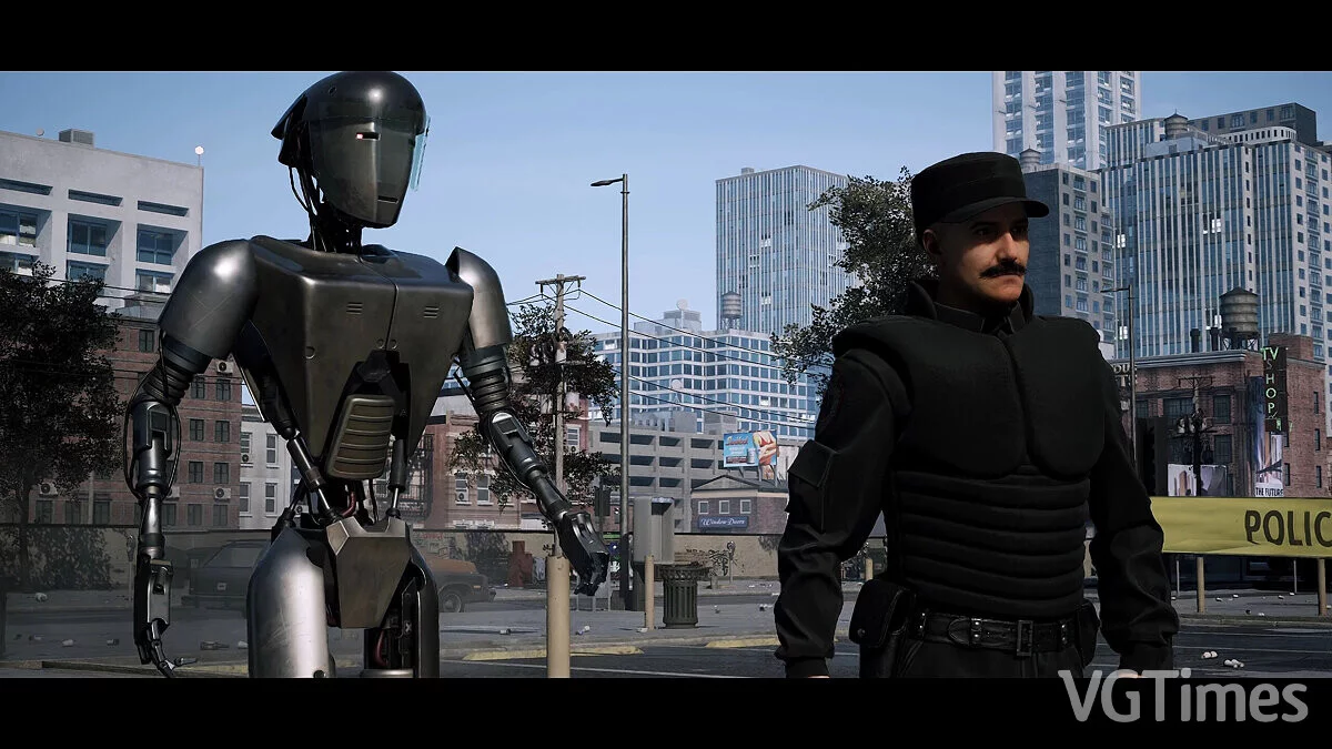 RoboCop: Rogue City — Игра за дроида