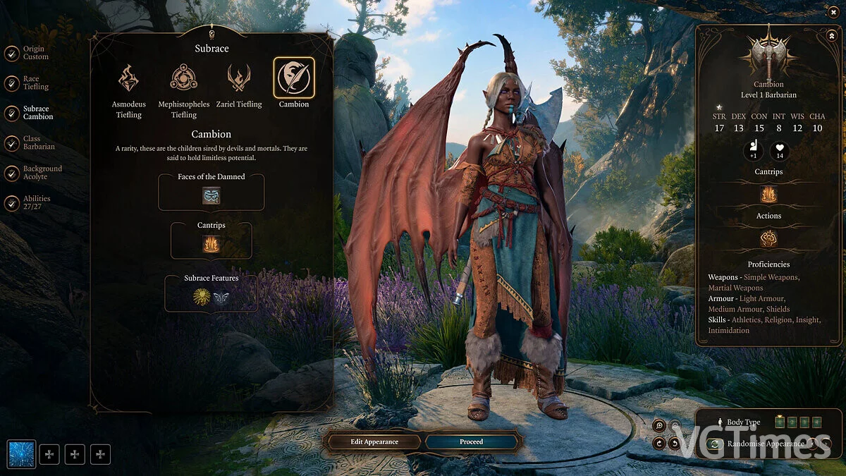 Baldur's Gate 3 — Игра за полудемонов