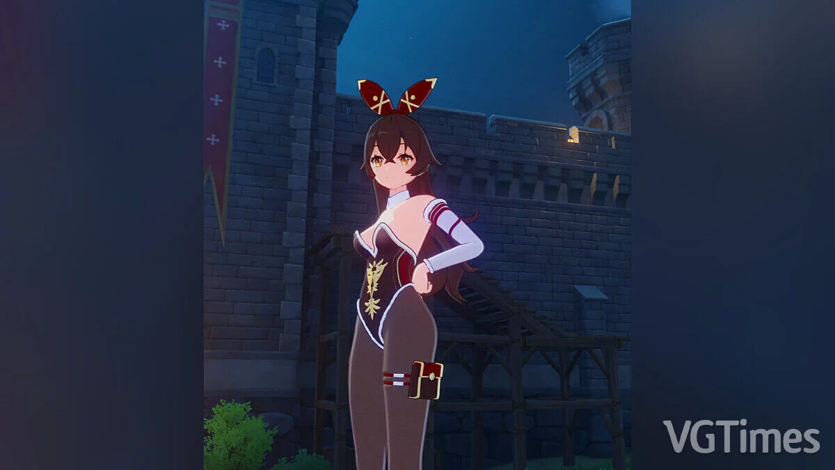 Genshin Impact — Эмбер - зимний зайчик