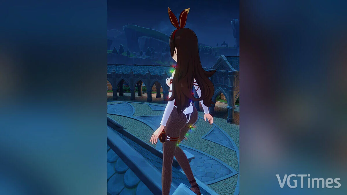 Genshin Impact — Эмбер - зимний зайчик