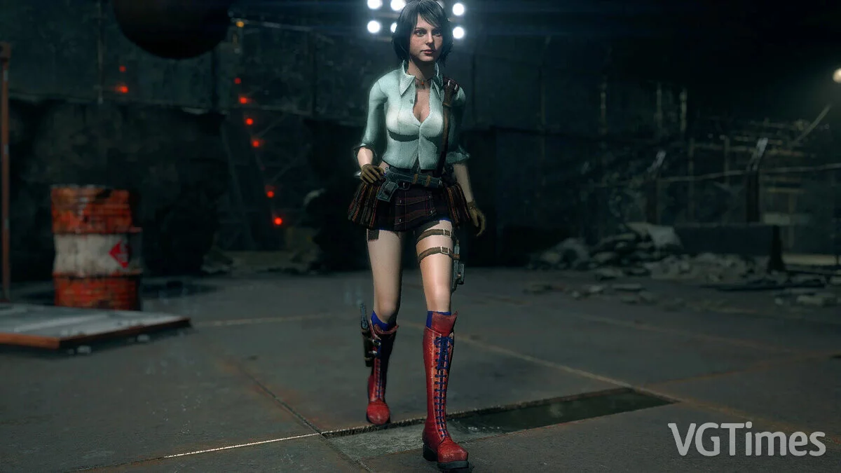 Resident Evil 4 Remake (2023) — Эшли в одежде из игры DMC3