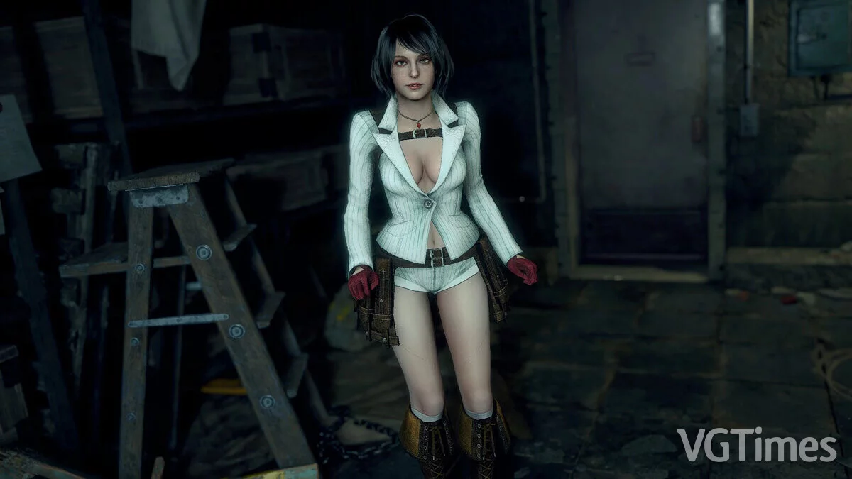 Resident Evil 4 Remake (2023) — Эшли в одежде из игры DMC4