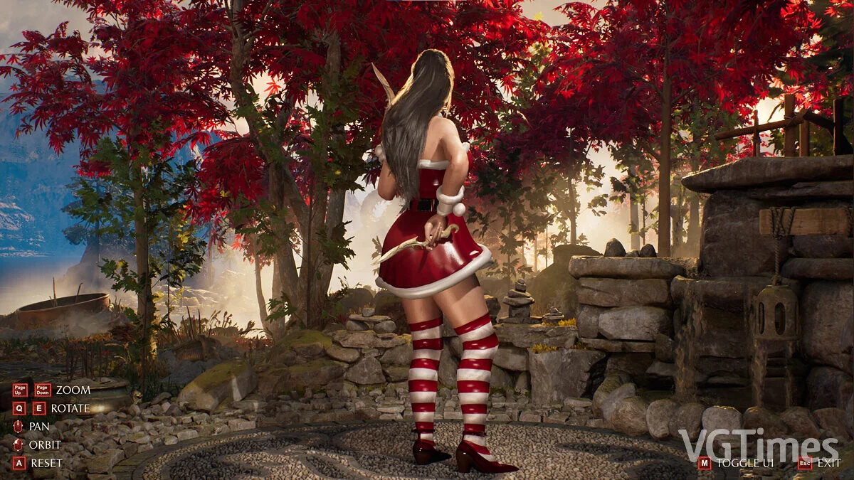 Mortal Kombat 1 — Китана в костюме Санты