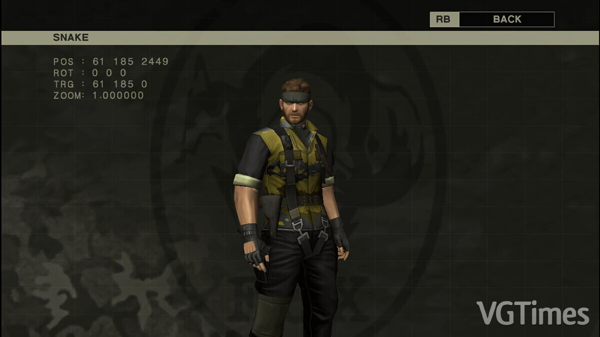 Metal Gear Solid: Master Collection Vol. 1 — Одежда Пейна