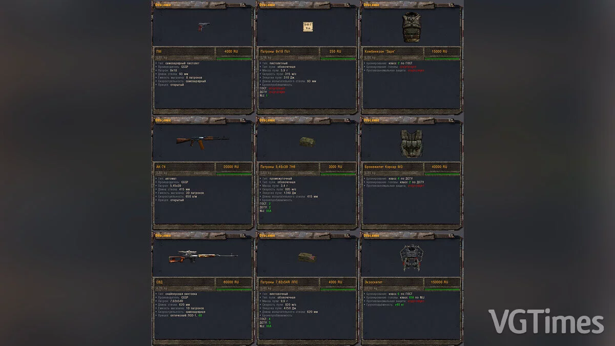 S.T.A.L.K.E.R.: Shadow of Chernobyl — VicSR Мод 0.32