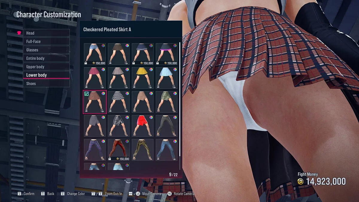 Tekken 8 — Белые трусики для мини-юбок