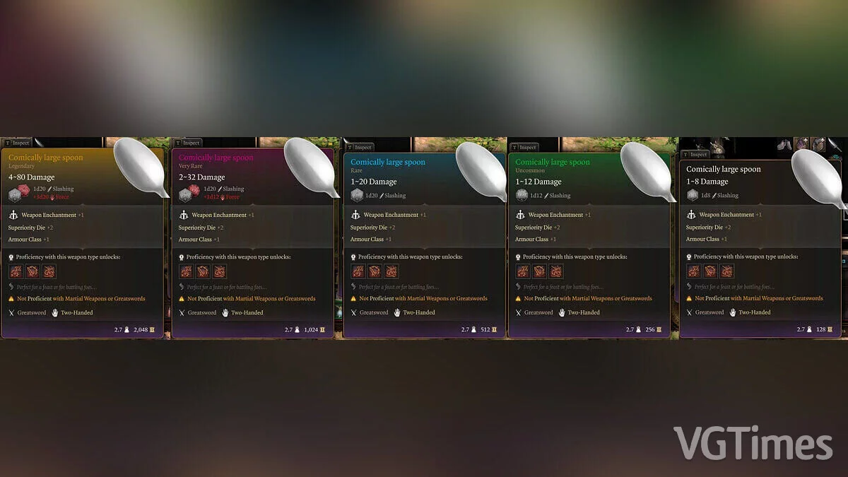 Baldur&#039;s Gate 3 — Боевая ложка