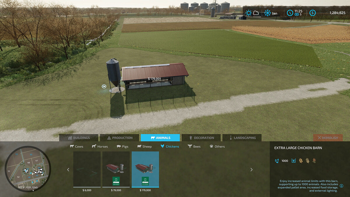 Farming Simulator 22 — Большой курятник