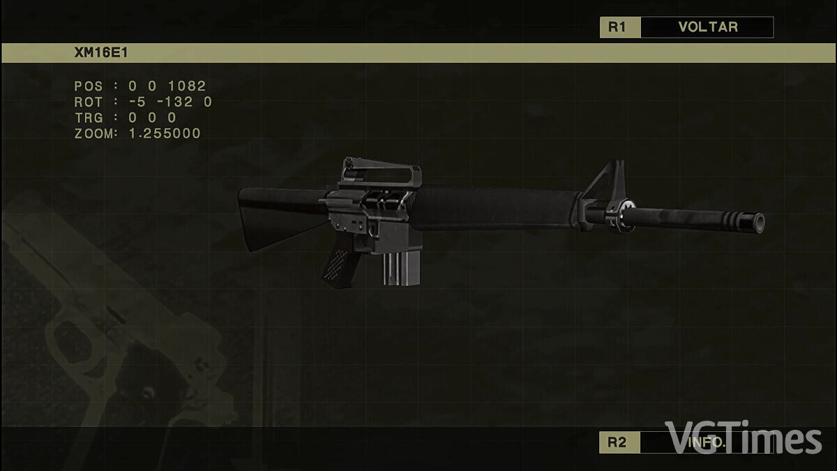 Metal Gear Solid 3: Snake Eater - Master Collection Version — Черный XM16A1