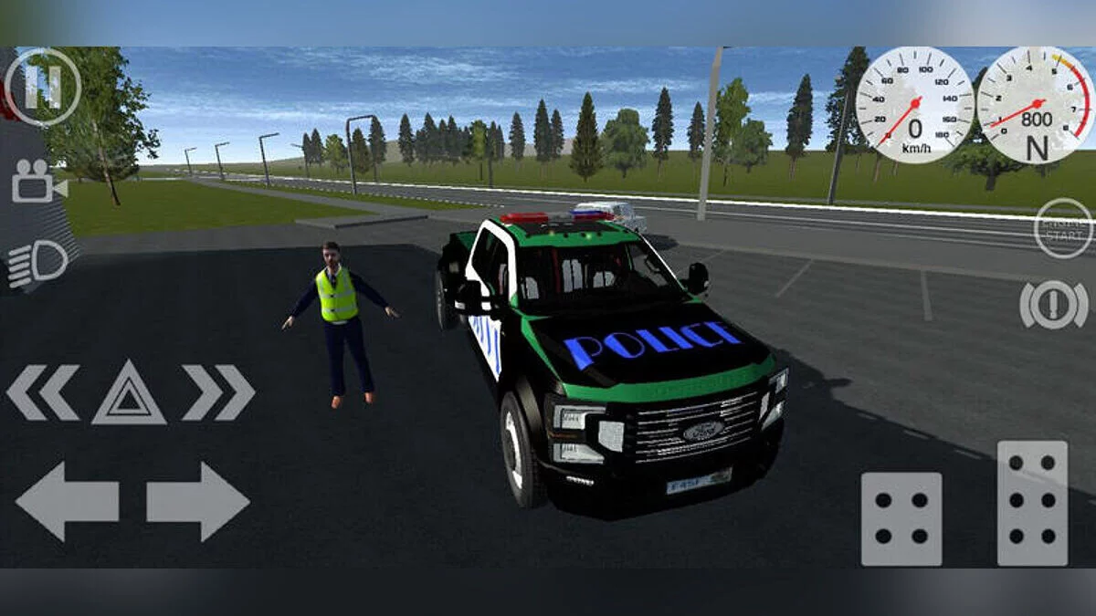 Simple Car Crash Physics Sim — Ford F450 Super