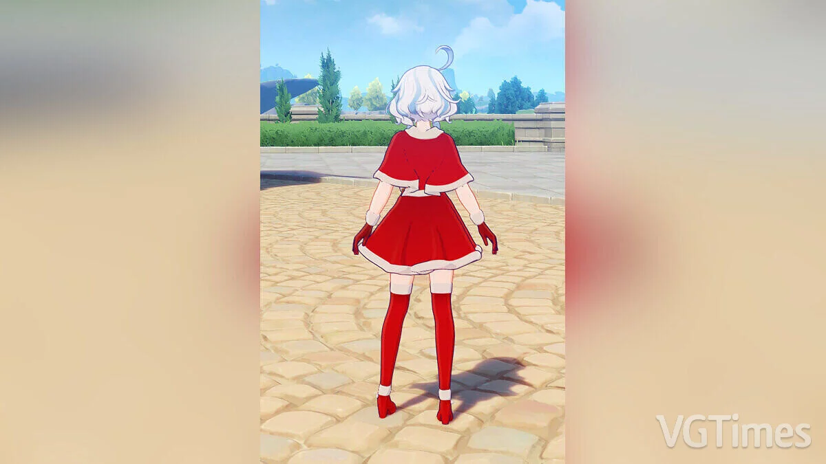 Genshin Impact — Фурина в рождественском костюме