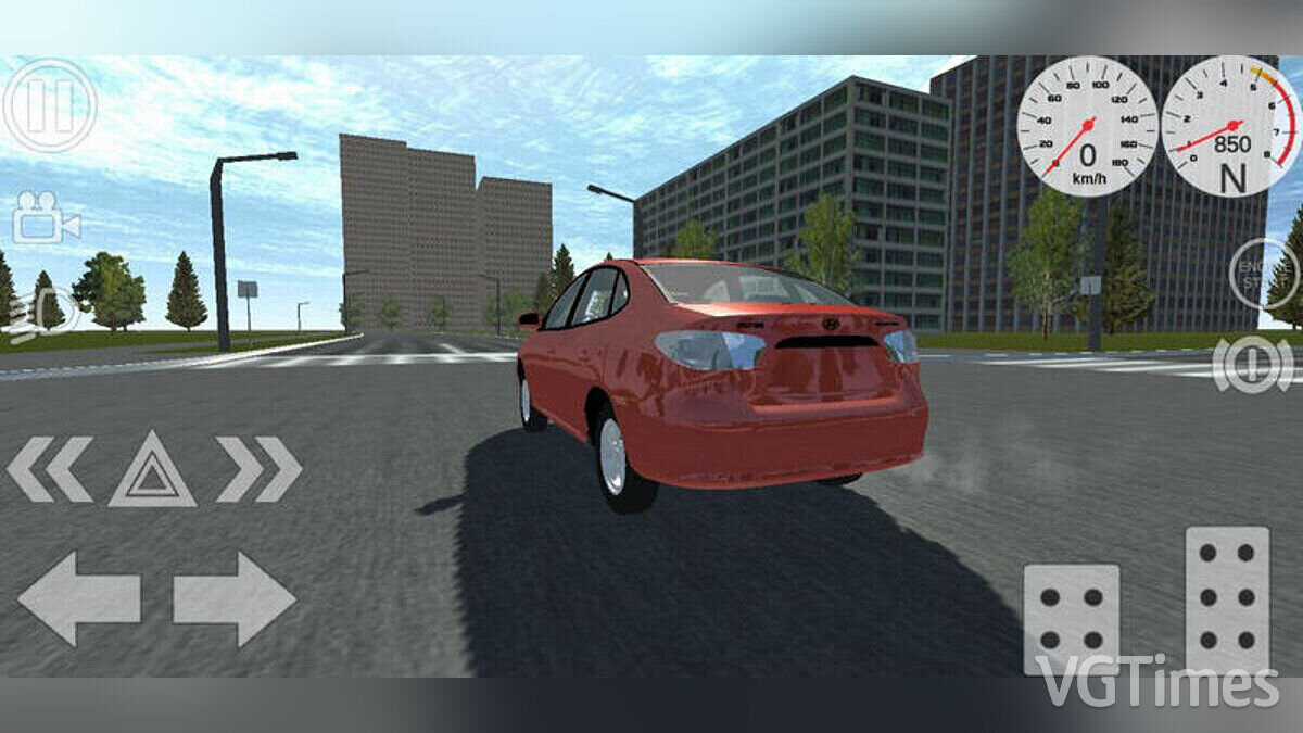 Simple Car Crash Physics Sim — Hyundai Elantra 2008 / Автомобили / Транспорт