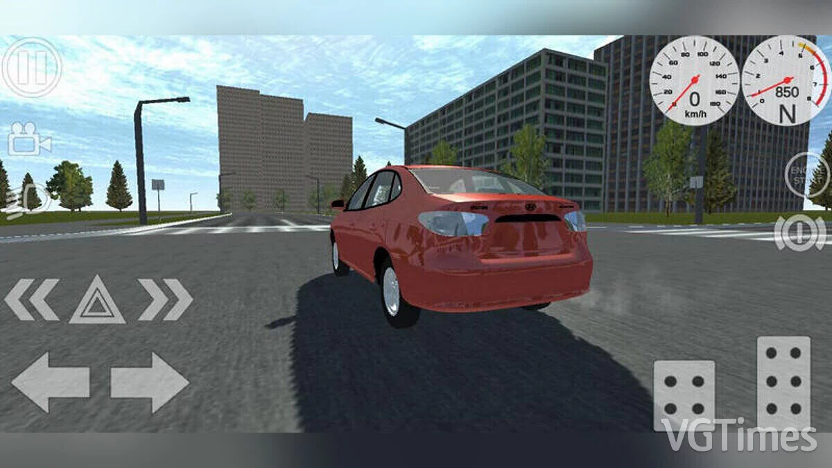 Simple Car Crash Physics Sim — Hyundai Elantra 2008