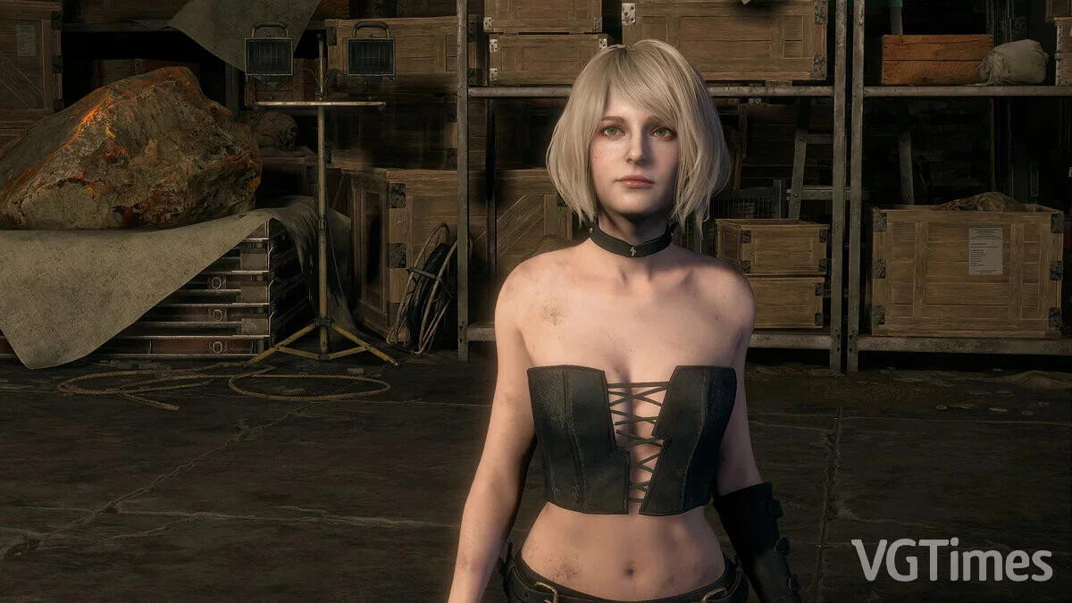Resident Evil 4 Remake (2023) — Эшли в костюме Триш