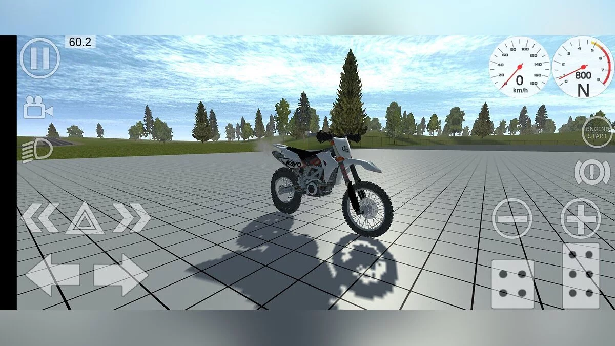 Simple Car Crash Physics Sim — Мотоцикл для фристайла