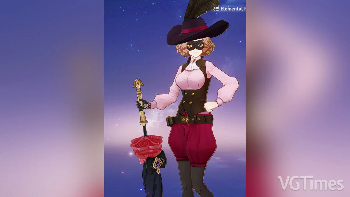 Genshin Impact — Навиа в костюме вора