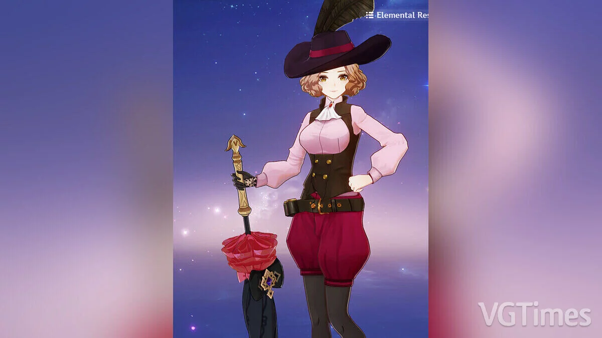 Genshin Impact — Навиа в костюме вора