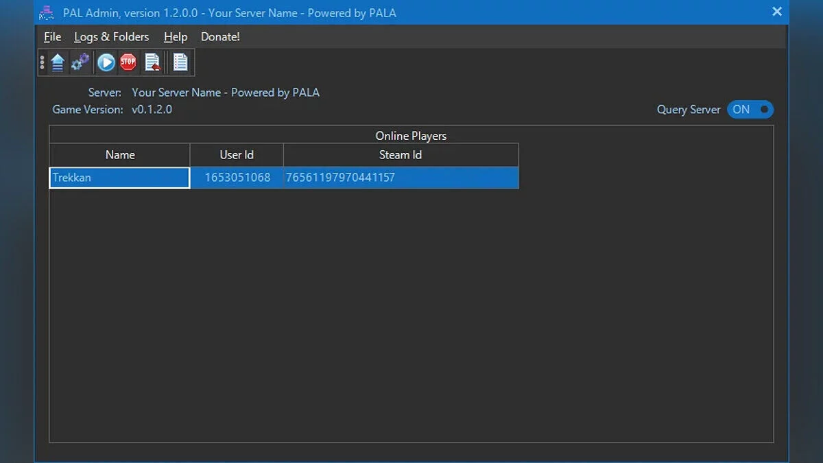 Palworld — PALA — Palworld Admin (создать свой сервер)