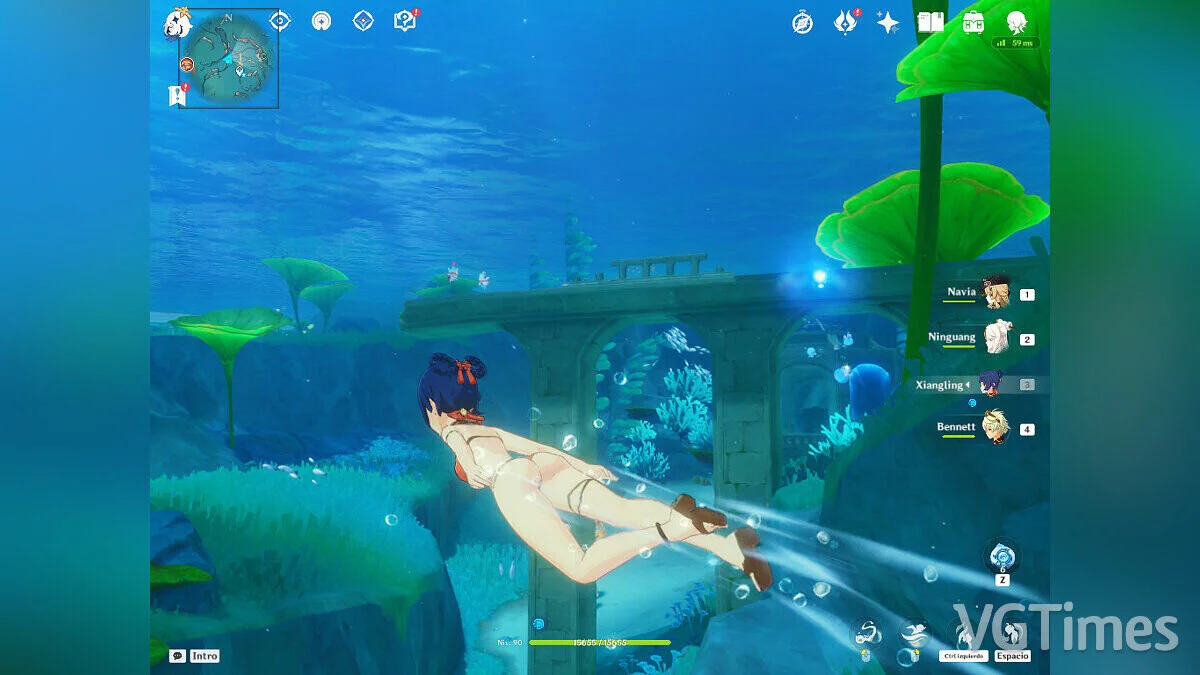 Genshin Impact — Сян Лин в купальнике