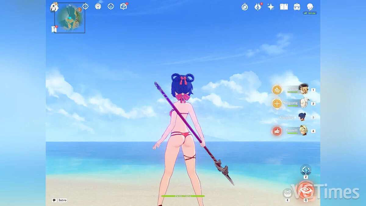 Genshin Impact — Сян Лин в купальнике