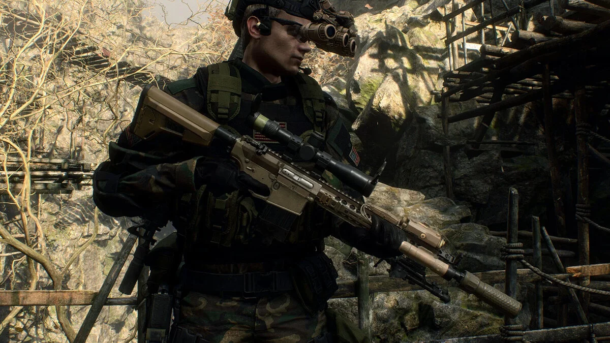 Resident Evil 4 Remake (2023) — Снайперская винтовка SA110 из игры из RE Village