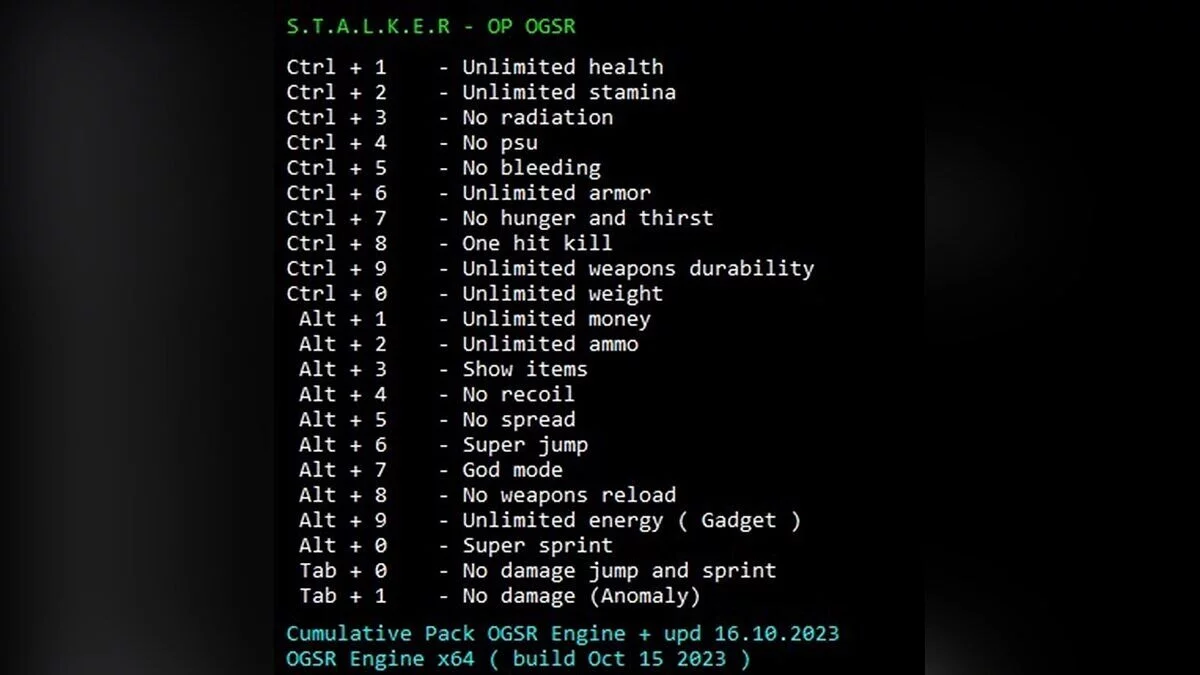 S.T.A.L.K.E.R.: Call of Pripyat — Трейнер (+22) [upd 16.10.2023] — OP OGSR